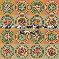 Lauren Liza Designs - Checker Flowers 4