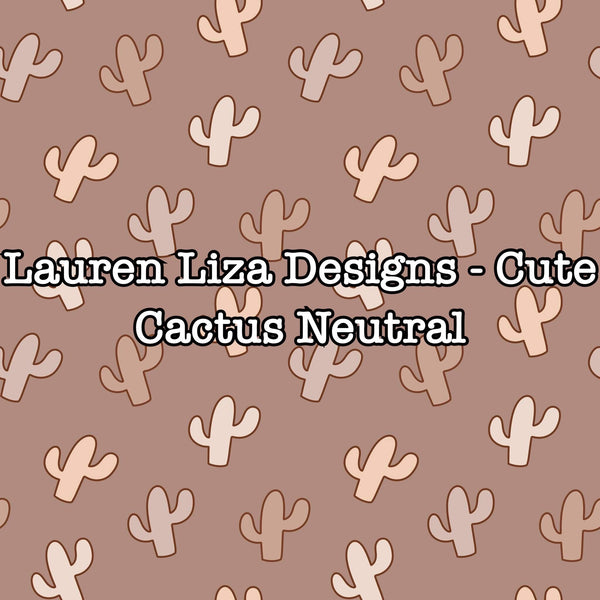 Lauren Liza Designs - Cute Cactus Neutral