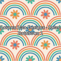 Lauren Liza Designs - Retro Rainbows 1