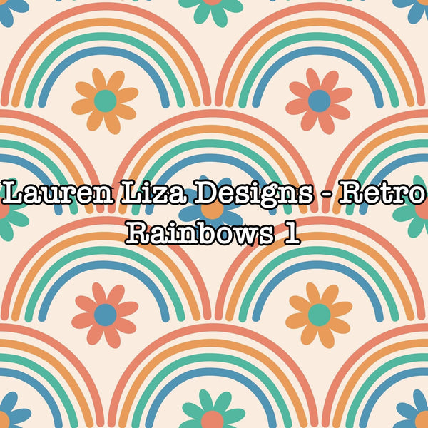 Lauren Liza Designs - Retro Rainbows 1