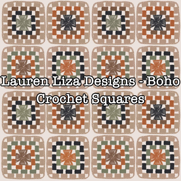 Lauren Liza Designs - Boho Crochet Squares