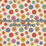 Lauren Liza Designs - Bright Floral Yin Yang