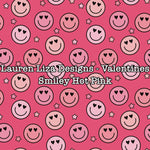 Lauren Liza Designs - Valentines Smiley Hot Pink