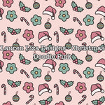 Lauren Liza Designs - Christmas Doodle Pink