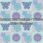 Lauren Liza Designs - Winter Retro Checkers