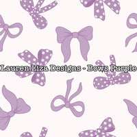 Lauren Liza Designs - Bows Purple