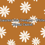 Lauren Liza Designs - White Floral Camel