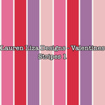 Lauren Liza Designs - Valentines Stripes 1
