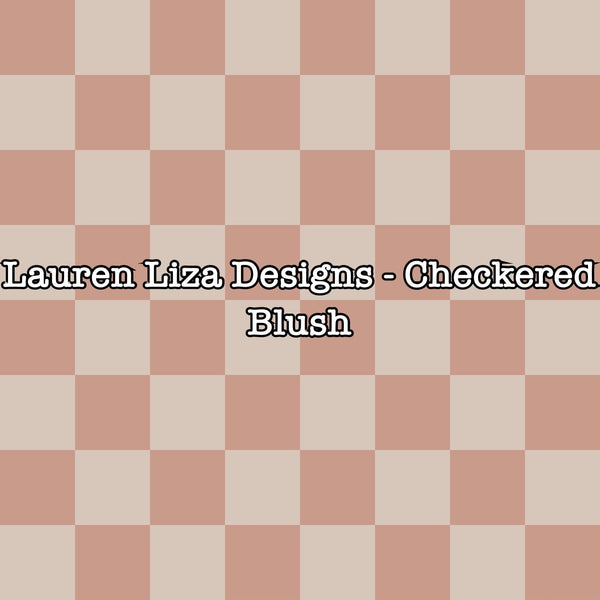 Lauren Liza Designs - Checkered Blush
