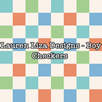 Lauren Liza Designs - Boy Checkers