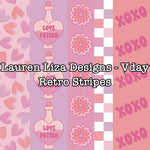 Lauren Liza Designs - V Day Retro Stripes