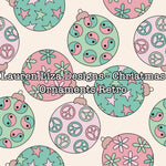 Lauren Liza Designs - Christmas Ornaments Retro