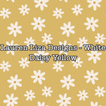 Lauren Liza Designs - White Daisy Yellow