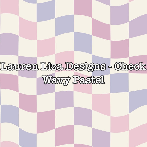 Lauren Liza Designs - Check Wavy Pastel