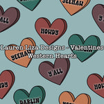 Lauren Liza Designs - Valentines Western Hearts