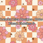 Lauren Liza Designs - Boho Floral Checker 2