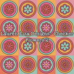 Lauren Liza Designs - Checker Flowers 2