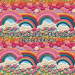 Lauren Liza Designs - Embroidery Bright Rainbows