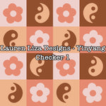 Lauren Liza Designs - Yinyang Checker 1