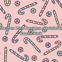 Lauren Liza Designs - Rainbow Canes Pink