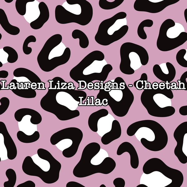 Lauren Liza Designs - Cheetah Lilac