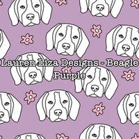 Lauren Liza Designs - Beagle Purple