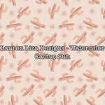 Lauren Liza Designs - Watercolor Cactus Sun