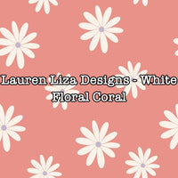 Lauren Liza Designs - White Floral Coral