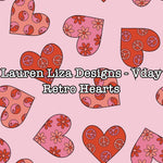 Lauren Liza Designs - V Day Retro Hearts