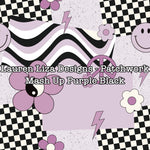 Lauren Liza Designs - Patchwork Mash Up Purple Black