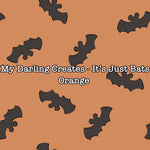 My Darling Creates - Its Just Bats Orange