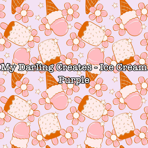 My Darling Creates - Ice Cream Purple