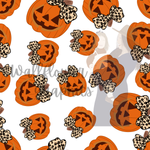 Wallflower Graphics (seamless) - Leopard Pumpkins