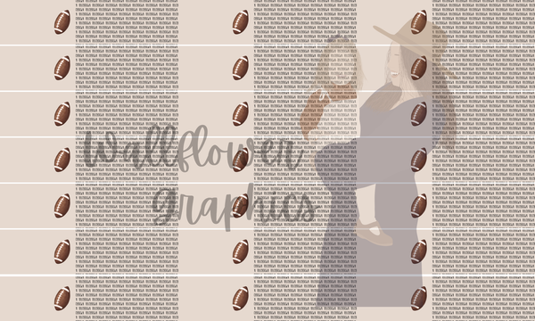 Wallflower Graphics ( half/full yard bow files) - Touchdown Football Bow Yard