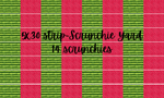 Wallflower Graphics (scrunchies) - Watercolor Watermelon-5x30 scrunchie yard