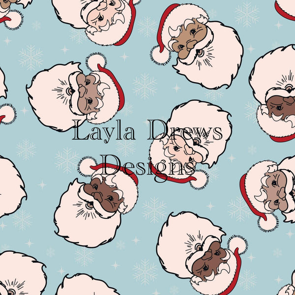 Layla Drew's Designs  - Santa's Blue Snow