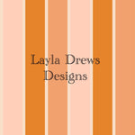 Layla Drew's Designs -Milkshake Stripes