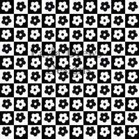 Layla Drew's Designs -Black White Floral Checks