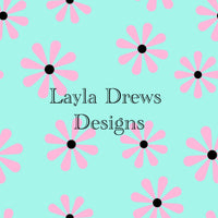 Layla Drew's Designs - Pink Blue Flowers