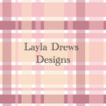 Layla Drew's Designs - Pink Black Plaid