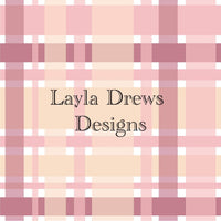 Layla Drew's Designs - Pink Cream Plaid