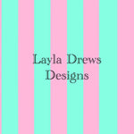 Layla Drew's Designs - Pink Mint Stripes