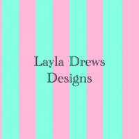 Layla Drew's Designs - Pink Mint Stripes