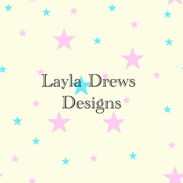 Layla Drew's Designs - Pink Blue Stars