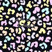 Layla Drew's Designs - Pastel Leopard Black