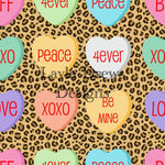 Layla Drew's Designs - Leopard Candy Hearts