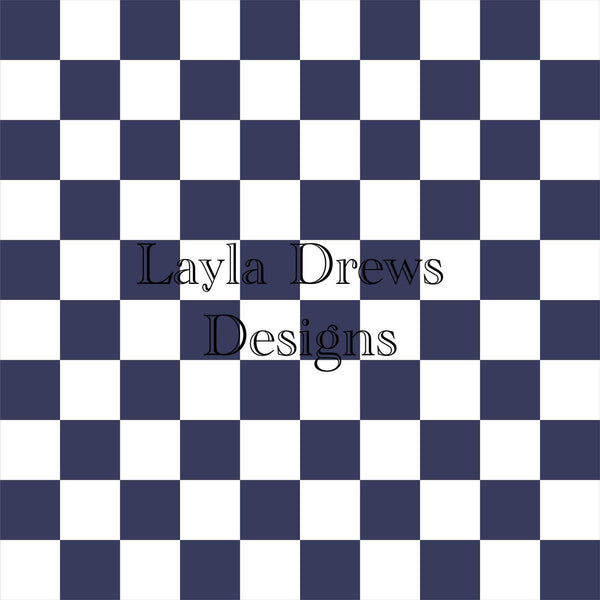 Layla Drew's Designs - Navy Checkers