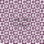 Layla Drew's Designs - Deep Purple Floral Checks