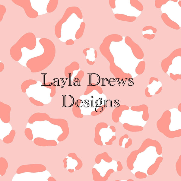 Layla Drew's Designs - Muted Pink Leopard