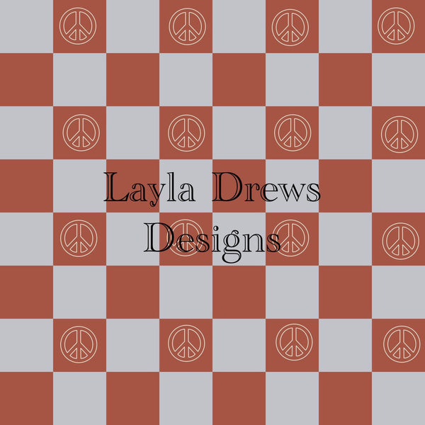 Layla Drew's Designs - Peace Checkers 2